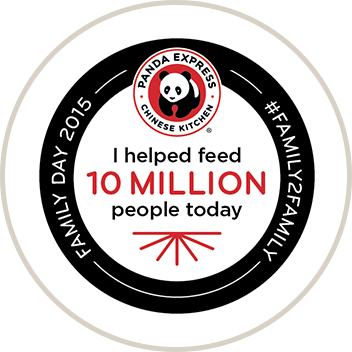 Family Day logo - I help feed 1 million people today